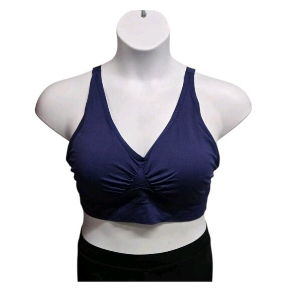 Anybody Intimates Womens 1x Cuplift Seamless Wirefree Bra Indigo Comfort - Picture 1 of 7